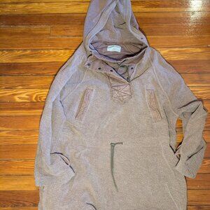 Free People Sadie Surplus hooded knit tunic